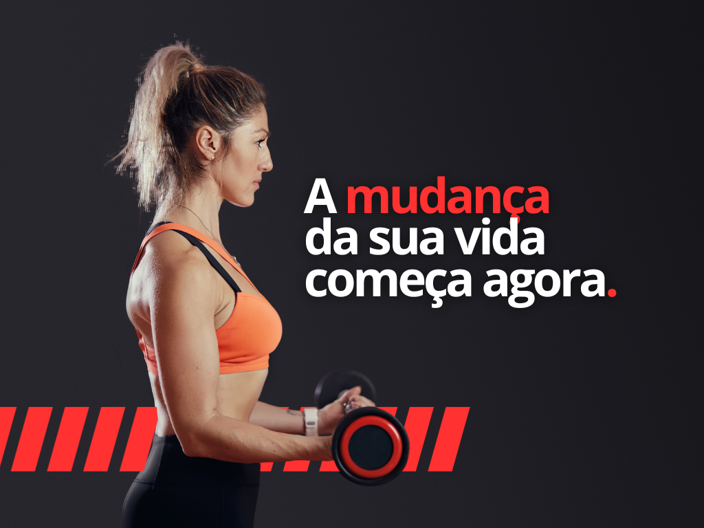 Banner 'A mudança da sua vida começa agora'